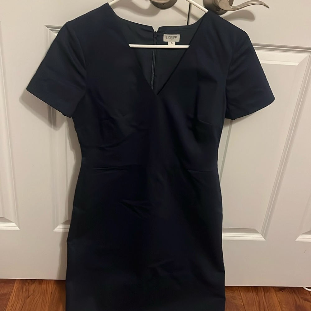 J Crew size 6 navy dress